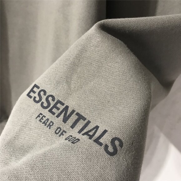 Fear of God Grey Print Crew Neck Sweatshirt - Picture 6 of 8
